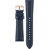 Emporio Armani Meccanico Automatic Blue Dial Blue Leather Strap Watch For Men - AR60050 Authentic Buy Shop Now