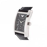 Emporio Armani Black Dial Black Leather Strap Watch For Men - AR0143 Authentic Buy Shop Now