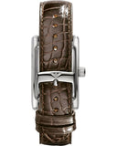 Emporio Armani Classic Beige Dial Brown Leather Strap Watch For Women - AR0155 Authentic Buy Shop Now