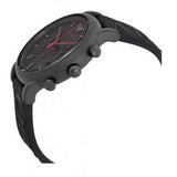 Emporio Armani Luigi Chronograph Black Dial Black Rubber Strap Watch For Men - AR11024 Authentic Buy Shop Now