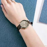 Emporio Armani Dress Quartz Silver Dial Brown Leather Strap Watch For Women - AR11063 Authentic Buy Shop Now