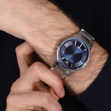 Emporio Armani Renato Blue Dial Silver Steel Strap Watch for Men - AR11180 Authentic Buy Shop Now