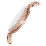 Emporio Armani Arianna Analog Mother of Pearl Dial Rose Gold Steel Strap Watch For Women - AR11196 Authentic Buy Shop Now
