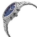 Emporio Armani Mario Chronograph Blue Dial Silver Steel Strap Watch For Men - AR11306 Authentic Buy Shop Now