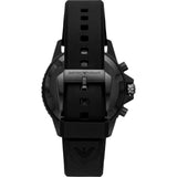 Emporio Armani Luigi Analog Black Dial Black Leather Strap Watch For Men - AR11450 Authentic Buy Shop Now