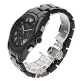 Emporio Armani Valente Chronograph Black Dial Black Ceramic Strap Watch For Men - AR1400 Authentic Buy Shop Now