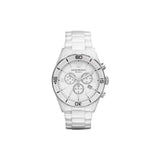 Emporio Armani Ceramic Chronograph White Dial White Ceramic Strap Watch For Men - AR1424 Authentic Buy Shop Now