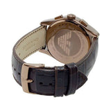 Emporio Armani Valente Classic Brown Dial Brown Leather Strap Watch For Men - AR1609 Authentic Buy Shop Now
