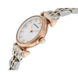 Emporio Armani Gianni Mother of Pearl Dial Two Tone Steel Strap Watch For Women - AR1764 Authentic Buy Shop Now