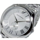 Emporio Armani Classic Quartz Silver Dial Silver Steel Strap Watch For Men - AR1788 Authentic Buy Shop Now