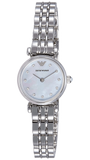 Emporio Armani Gianni Blue Dial Silver Steel Strap Watch For Women - AR1961 Authentic Buy Shop Now