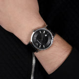 Emporio Armani Classic Quartz Black Dial Black Leather Strap Watch For Men - AR2429 Authentic Buy Shop Now