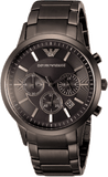 Emporio Armani Classic Chronograph Grey Dial Grey Steel Strap Watch For Men - AR2454 Authentic Buy Shop Now