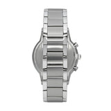 Emporio Armani Renato Chronograph Cream Dial Silver Steel Strap Watch For Men - AR2458 Authentic Buy Shop Now