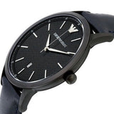 Emporio Armani Renato Blue Dial Blue Leather Strap Watch For Men - AR2479 Authentic Buy Shop Now