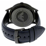 Emporio Armani Renato Blue Dial Blue Leather Strap Watch For Men - AR2479 Authentic Buy Shop Now