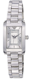 Emporio Armani Classic Diamonds Silver Dial Silver Steel Strap Watch For Women - AR3170 Authentic Buy Shop Now