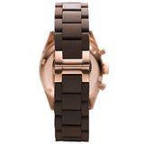 Emporio Armani Sportivo Chronograph Brown Dial Brown Silicone Strap Watch For Men - AR5891 Authentic Buy Shop Now