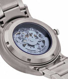 Emporio Armani Renato Automatic Blue Dial Silver Steel Strap Watch For Men - AR60037 Authentic Buy Shop Now