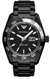 Emporio Armani Sportivo Quartz Black Dial Black Steel Strap Watch For Men - AR6049 Authentic Buy Shop Now