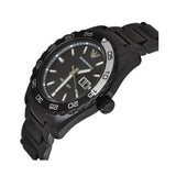 Emporio Armani Sportivo Quartz Black Dial Black Steel Strap Watch For Men - AR6049 Authentic Buy Shop Now