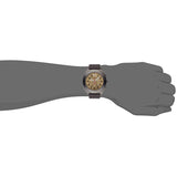 Emporio Armani Delta Chronograph Brown Dial Brown Leather Strap Dial Watch For Men - AR6055 Authentic Buy Shop Now