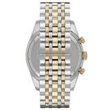 Emporio Armani Tazio Chronograph Blue Dial Two Tone Stainless Steel Watch For Men - AR6088 Authentic Buy Shop Now