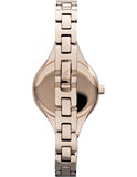 Emporio Armani Chiara Analog White Dial Rose Gold Steel Strap Watch For Women - AR7329 Authentic Buy Shop Now