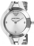 Emporio Armani Quartz Silver Dial Silver Steel Strap Watch For Women - AR7361 Authentic Buy Shop Now