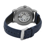 Emporio Armani Luigi Automatic Blue Dial Blue Leather Strap Watch For Men - AR60030 Authentic Buy Shop Now