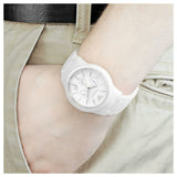 Emporio Armani Ceramica Chronograph White Dial White Strap Watch For Men - AR1453 Authentic Buy Shop Now