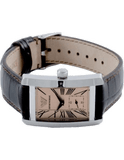 Emporio Armani Classic Beige Dial Brown Leather Strap Watch For Women - AR0155 Authentic Buy Shop Now