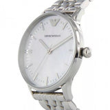 Emporio Armani Classic Quartz Mother of Pearl Dial Silver Steel Strap Watch For Women - AR1602 Authentic Buy Shop Now