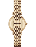 Emporio Armani Gianni T Bar White Mother of Pearl Dial Gold Steel Strap Watch For Women - AR1907 Authentic Buy Shop Now
