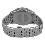 Emporio Armani Classic Chronograph Black Dial Silver Steel Strap Watch For Men - AR1786 Authentic Buy Shop Now