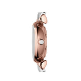 Emporio Armani Mother of Pearl Dial Two Tone Steel Strap Watch For Women - AR1689 Authentic Buy Shop Now