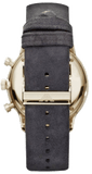 Emporio Armani Gianni Beige Dial Grey Leather Strap Watch For Men - AR0386 Authentic Buy Shop Now