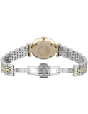 Emporio Armani T Bar Gianni Classic Mother Of Pearl Dial Two Tone Steel Strap Watch For Women - AR1683 Authentic Buy Shop Now