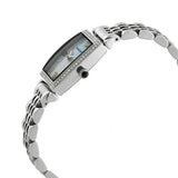 Emporio Armani Gianni T-Bar Quartz White Dial Silver Steel Strap Watch For Women - AR11405 Authentic Buy Shop Now