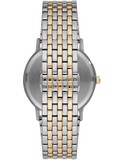 Emporio Armani Kappa Quartz Black Dial Two Tone Mesh Bracelet Watch For Men - AR11228 Authentic Buy Shop Now