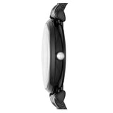Emporio Armani Gianni T-Bar Quartz Black Mother of Pearl Dial Black Steel Strap Watch For Women - AR11268 Authentic Buy Shop Now