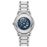 Emporio Armani Meccanico Automatic Silver Dial Silver Steel Strap Watch for Men - AR60006 Authentic Buy Shop Now