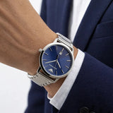 Emporio Armani Ruggero Blue Dial Silver Steel Strap Watch for Men - AR11311 Authentic Buy Shop Now