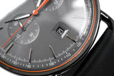 Emporio Armani Aviator Grey Dial Grey Leather Strap Watch For Men - AR11168 Authentic Buy Shop Now