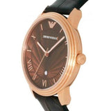 Emporio Armani Classic Quartz Brown Dial Brown Leather Strap Watch For Men - AR1613 Authentic Buy Shop Now