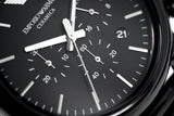 Emporio Armani Luigi Chronograph Black Dial Black Stainless Steel Watch For Men - AR1507 Authentic Buy Shop Now