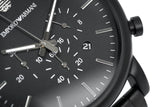 Emporio Armani Luigi Chronograph Black Dial Black Stainless Steel Watch For Men - AR1895 Authentic Buy Shop Now