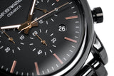 Emporio Armani Luigi Ceramic Chronograph Black Dial Black Strap Watch For Men - AR1509 Authentic Buy Shop Now