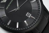 Emporio Armani Renato Quartz Black Dial Black Steel Strap Watch For Men - AR11079 Authentic Buy Shop Now
