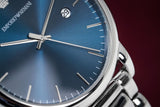 Emporio Armani Luigi Blue Dial Silver Steel Strap Watch For Men - AR11089 Authentic Buy Shop Now